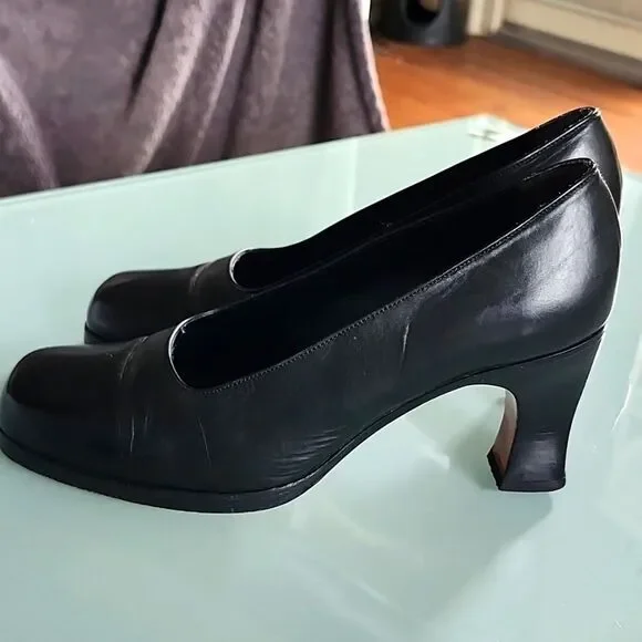 Stephane Kelian Chunky Witchy Gothic Vintage Heels Size 8.5 - Picture 3 of 9